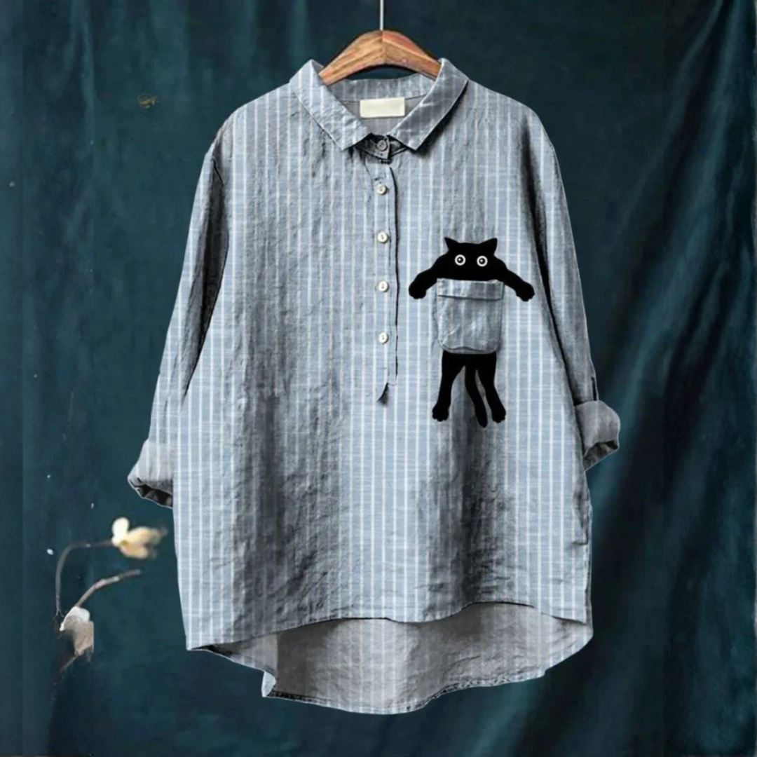 Ilaria | Cute Lightweight Patterned Blouse