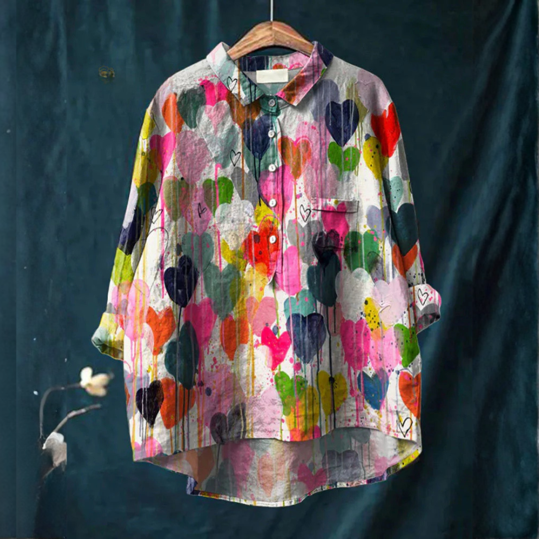 Carlotta | Vibrant Lightweight Patterned Blouse