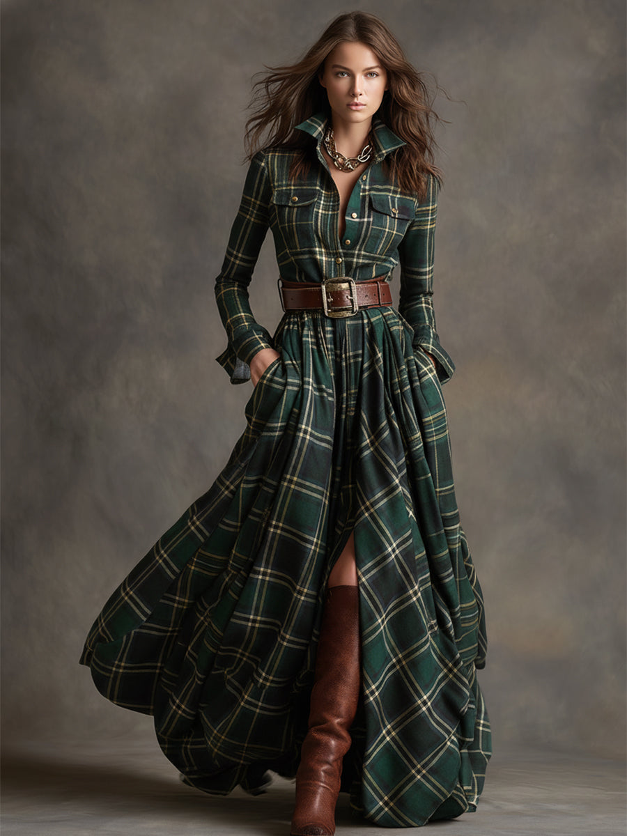 Rebecca | Belted Shirt Dress