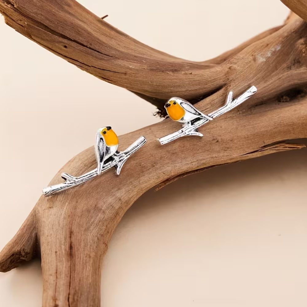 ROBIN | Bird Earrings (Pair)