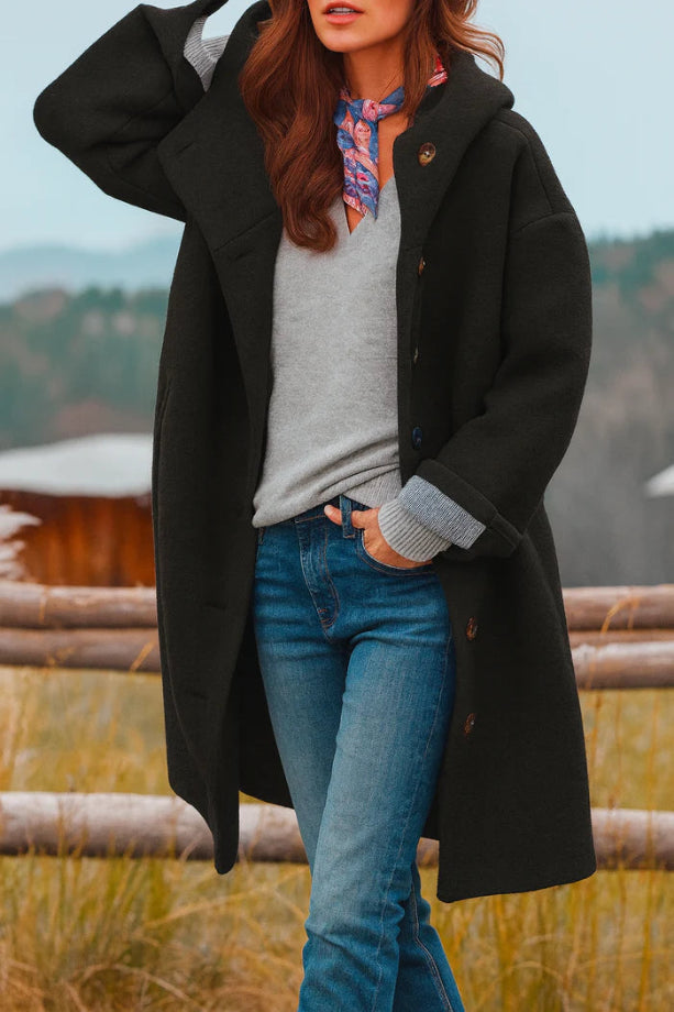 Lira | Soft Coat with Hood