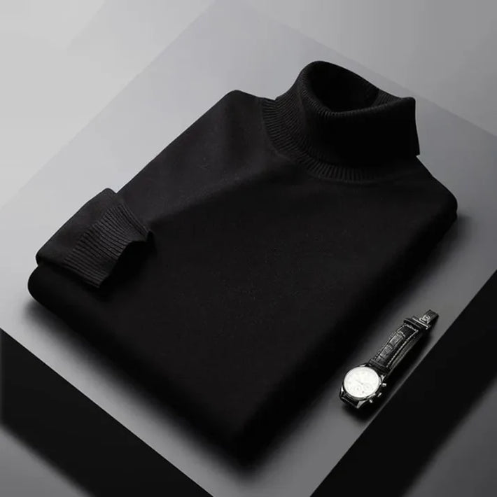 Montel | Soft Cashmere Roll Neck Jumper