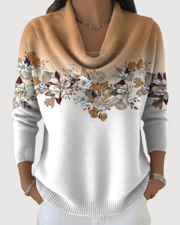 Alora | Floral Jumper with Soft Collar