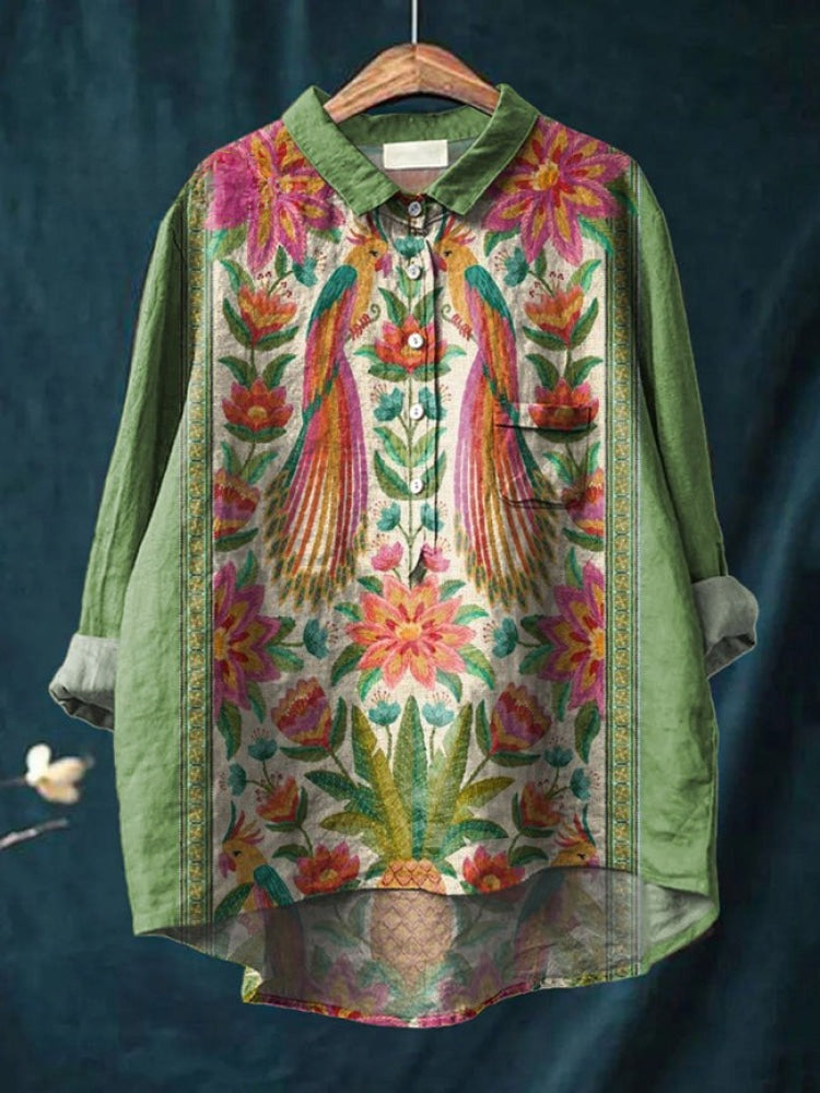 Tiziana | Lightweight Patterned Blouse