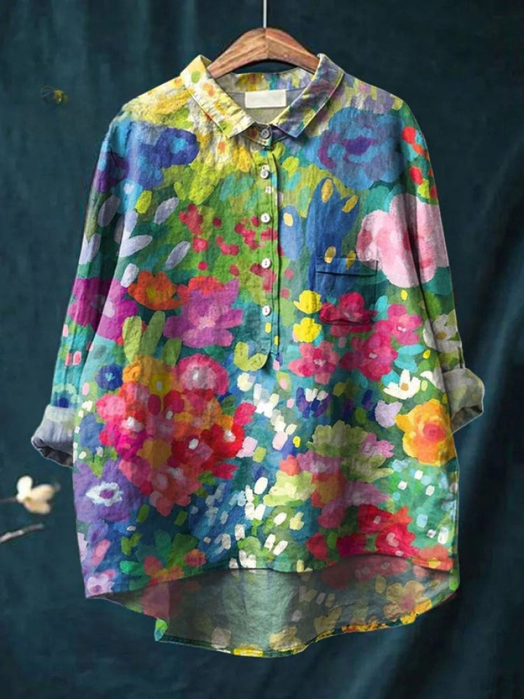 Tiziana | Vibrant Lightweight Patterned Blouse