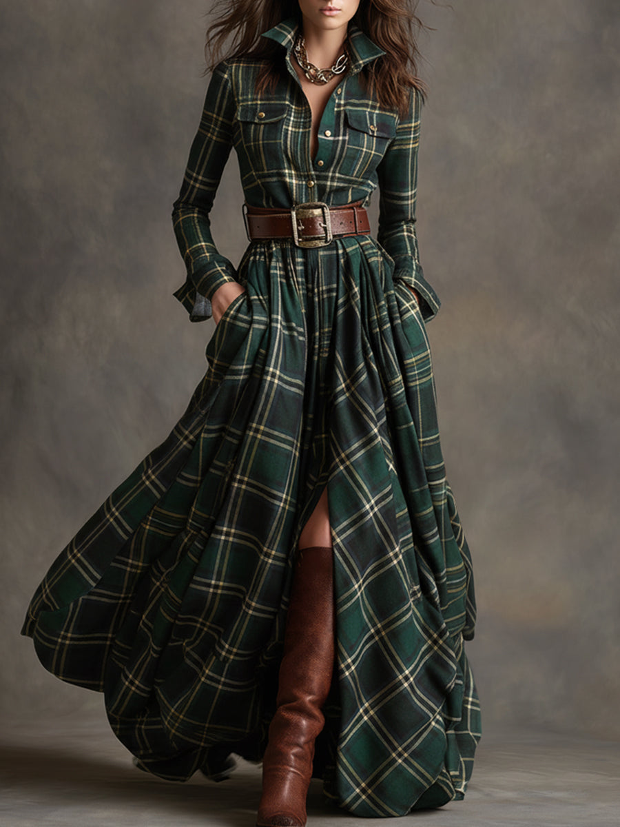 Rebecca | Belted Shirt Dress