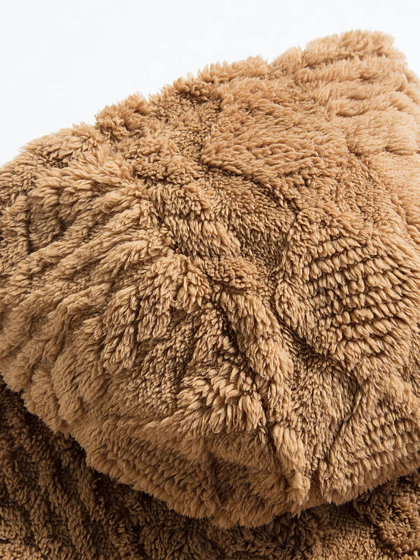 Loki | Geometric Jacquard Teddy Hoodie