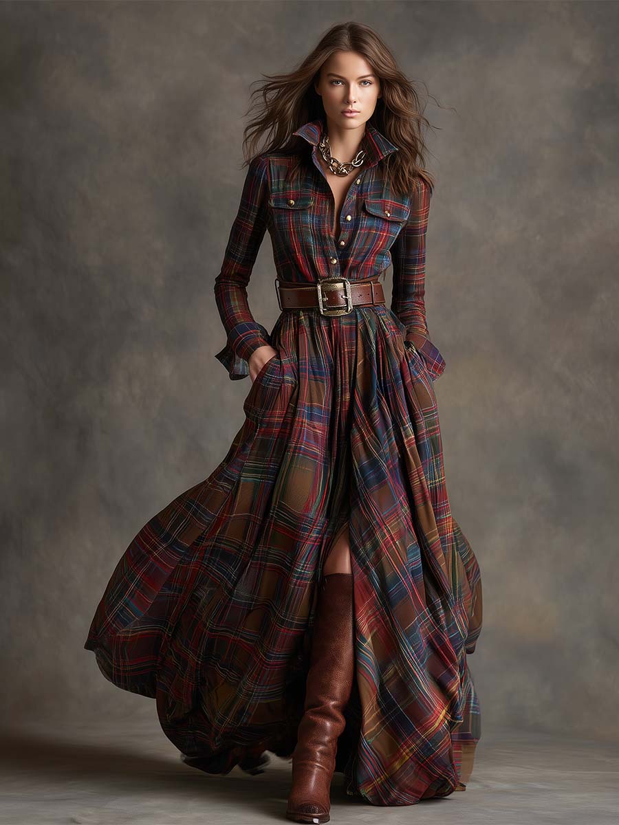Rebecca | Belted Shirt Dress