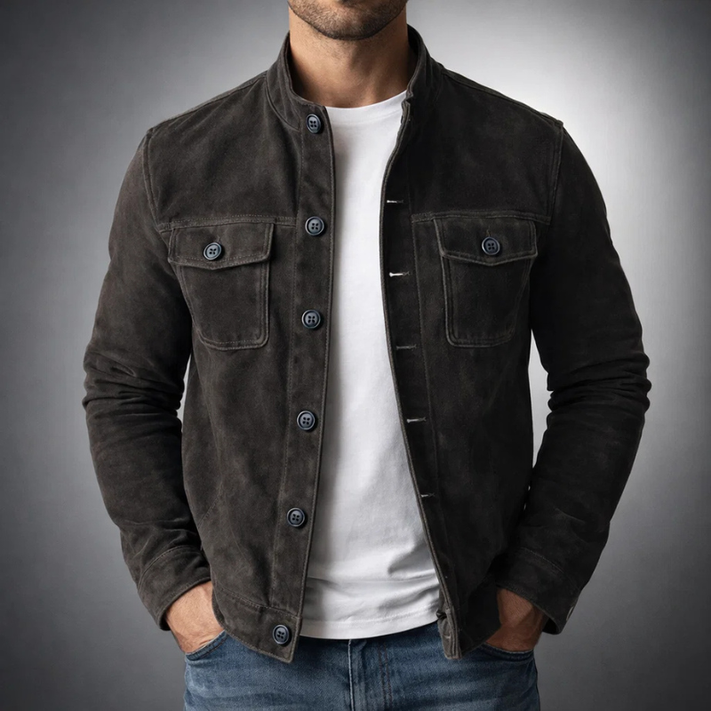 Alex | Soft-Touch Tailored Overshirt