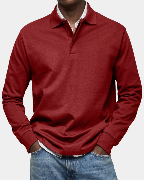 Winston | Classic Long-Sleeve Polo Shirt