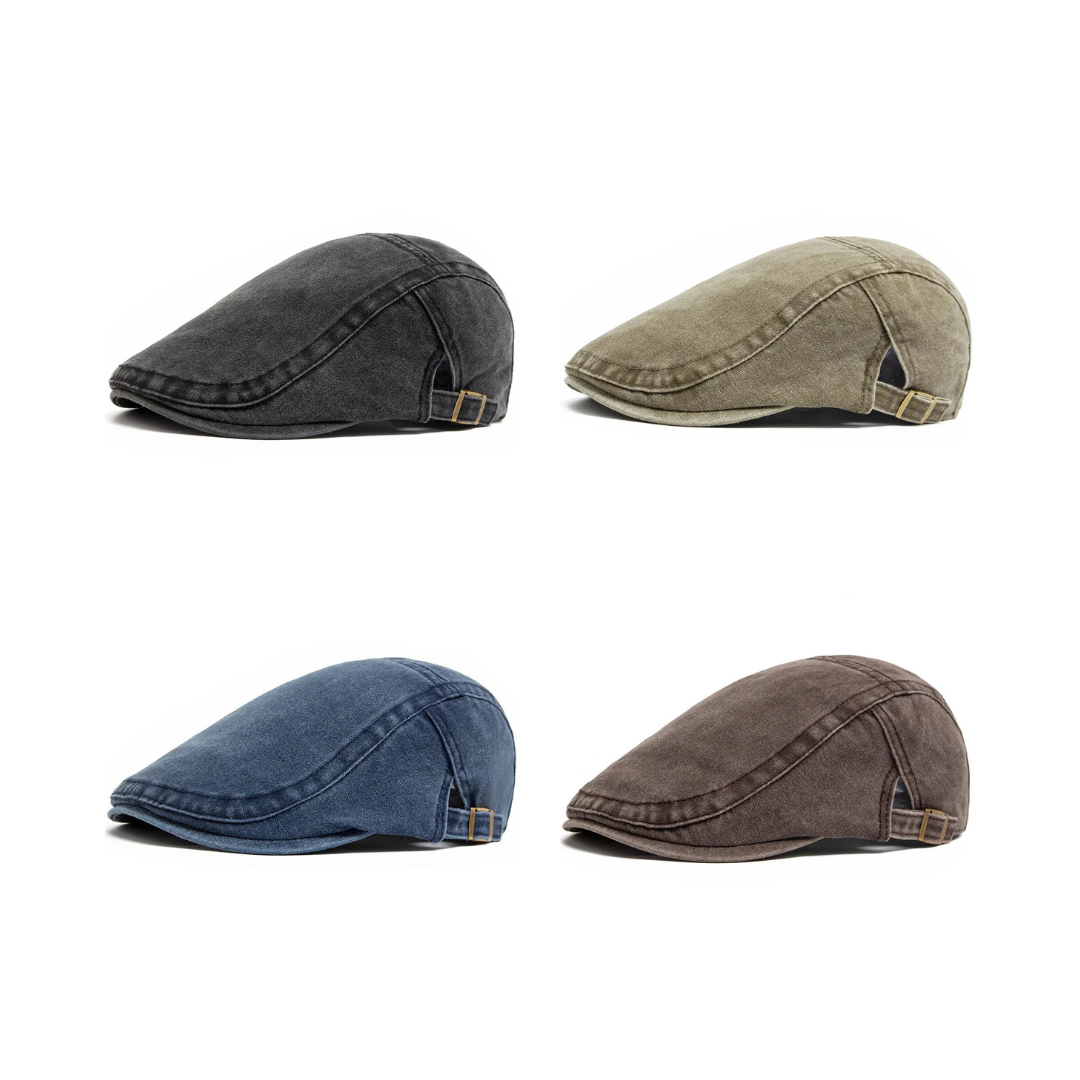 Prescott | Denim Flat Cap