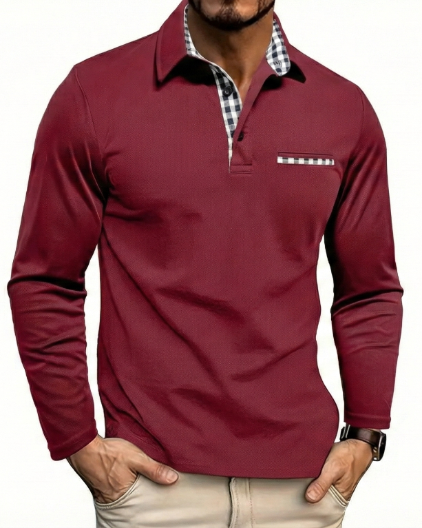 Heidis | Long Sleeve Polo Shirt