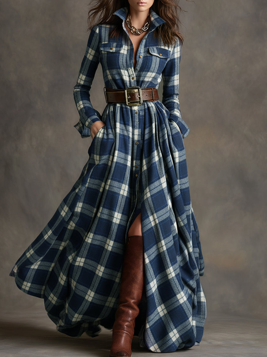 Rebecca | Belted Shirt Dress