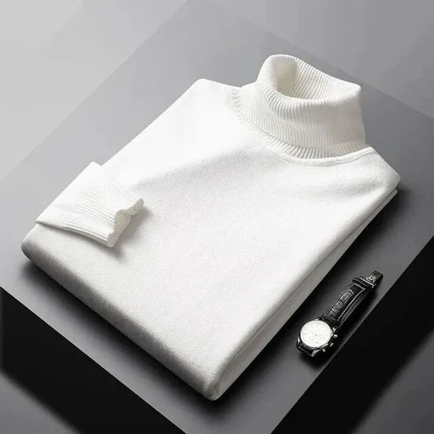 Montel | Soft Cashmere Roll Neck Jumper