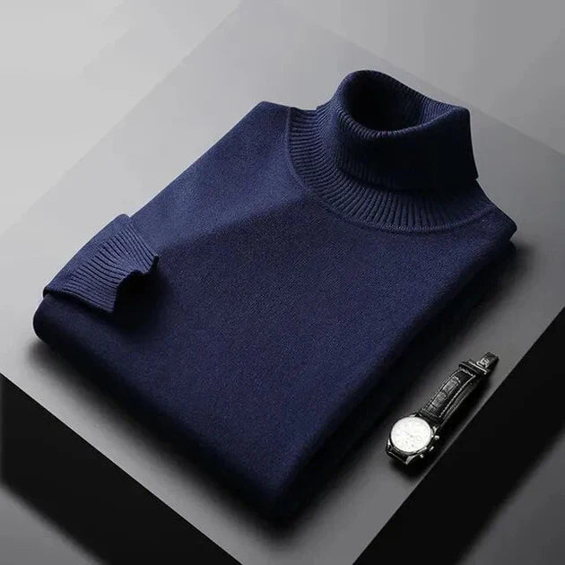 Montel | Soft Cashmere Roll Neck Jumper