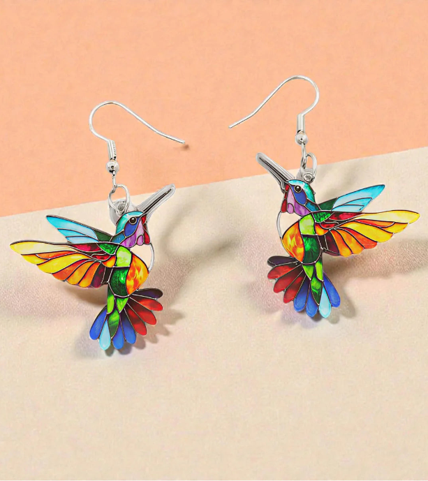 Maria | Hummingbird Necklace & Earrings