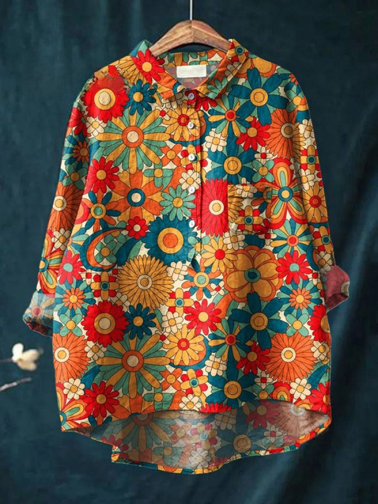 Tiziana |  Lightweight Patterned Blouse