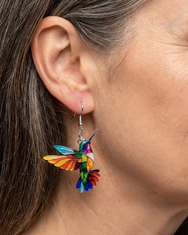 Maria | Hummingbird Necklace & Earrings
